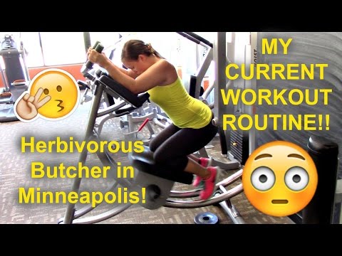 My WORKOUT Routine! & Going to the BUTCHER!