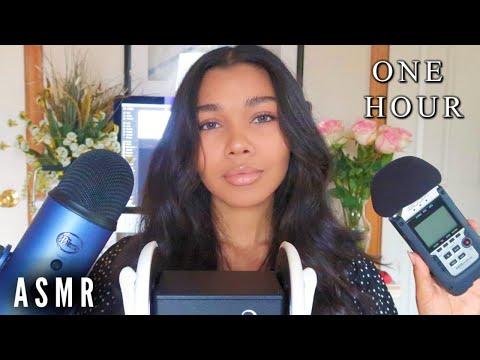 ASMR | MOUTH SOUNDS W/ 3 DIFFERENT MICS AS I SCRATCH YOU TO SLEEP ✨