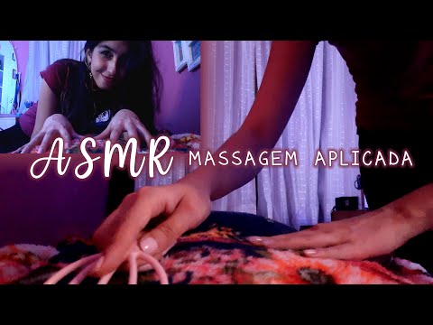 ASMR Massagem INTENSA nas suas costas e ombros | Alívio de dores e cansaço