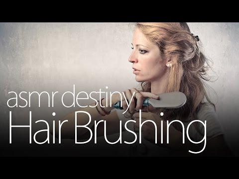 ASMR Hair Brushing ~ Role Play (3D, binaural, ear to ear, soft spoken)