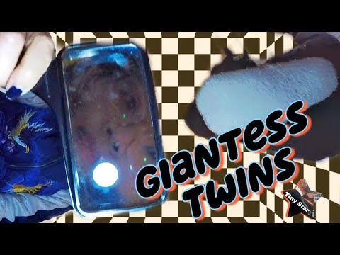ASMR Mean Twin Giantesses Squish You! (Roleplay) 🩴💥 [Tiny Star Exclusive Teaser]