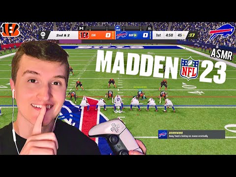 [ASMR] NFL Madden 23 Gameplay 🎮🏈 (Bills Vs Bengals)