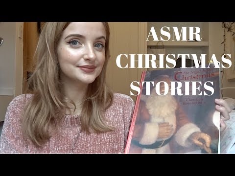 ASMR reading Christmas stories !! (whispered binaural)