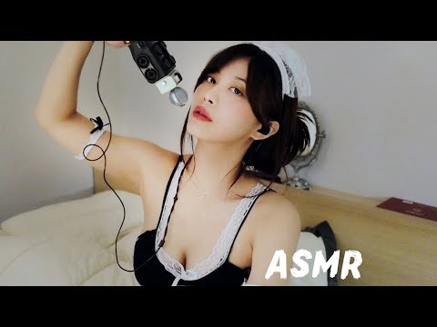[ASMR] Relaxing Brushing & Tapping l Maid MIMO 💕