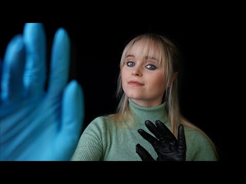 ASMR | FACE INSPECTION with different GLOVES