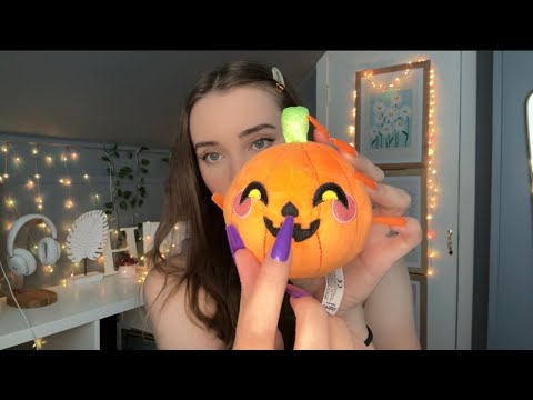 ASMR with Halloween items 🎃 (Tapping, scratching, whispered)