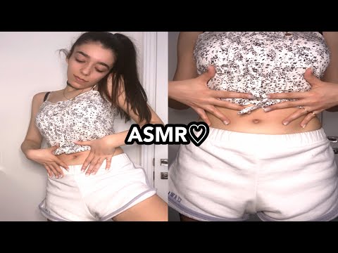 ASMR | TAPPING, SCRATCHING & LOTIONING BELLY BUTTON WITH LONG NAILS *tingles for ur ears*RELAXATION💙