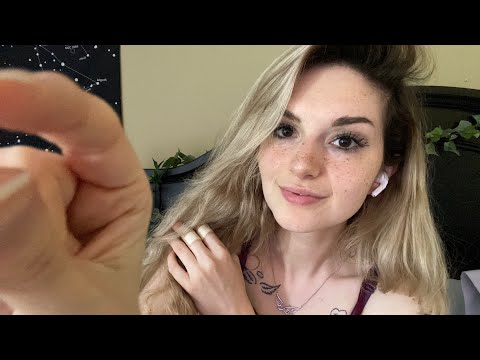 [ASMR] Lofi ~ Plucking Your Anxiety to Help You Sleep // Hair Play & Positive Affirmations