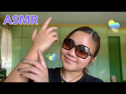 ASMR body triggers, hand sounds, skin scratching/tapping~
