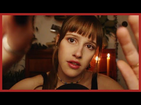 ASMR | plucking your negative energy [personal attention, face touching]
