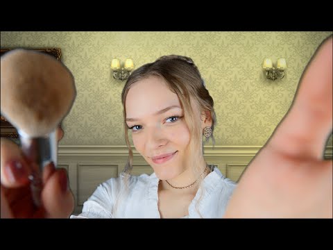 At the Netherfield Ball 💐 Pride and Prejudice ASMR Roleplay (fixing your hair, applying blush, ...)