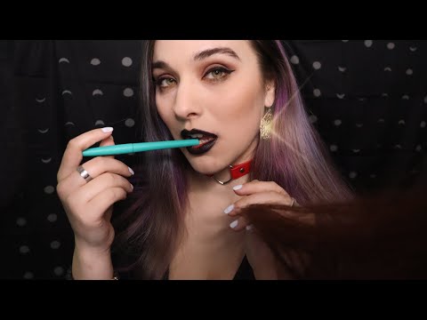 Goth Girl in Back of Class Plays With Your Hair | ASMR Personal Attention