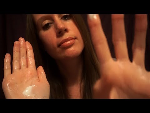 ASMR Oily Hand Lotion Sounds