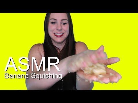 ASMR Squishing a banana