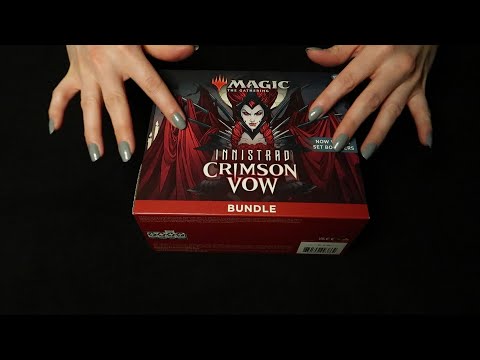 ASMR Magic: The Gathering - Crimson Vow Bundle ⭐ Card sounds ⭐ Soft spoken