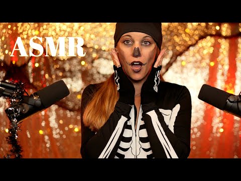 Skeleton Welcomes You to Halloween 🎃 ASMR 🎃 4k Binaural