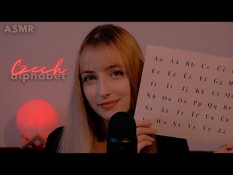 ASMR│Teaching You the Czech Alphabet + Sound Changes