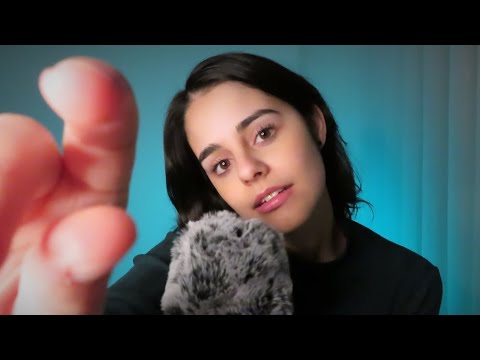 ASMR | Pulling all your STRESS (Portuguese) Positive affirmations + personal attention for ANXIETY