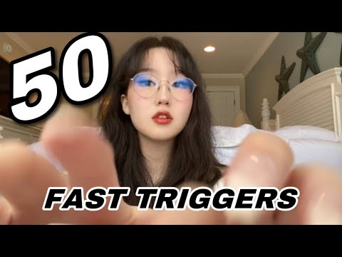 ASMR 50 Triggers in 2 Minutes | Fast and Aggressive for NONSTOP TINGLES 🤩🌪