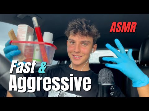 ASMR | Random Fast & Aggressive Triggers Found In My Bathroom...