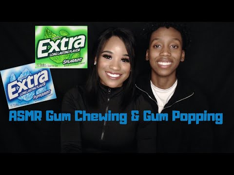 ASMR-GUM CHEWING/ GUM POPPING SOUNDS
