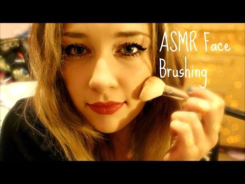 ASMR FACE BRUSHING on you and me!♡♥