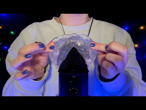 ASMR - Clear Slime on the Microphone [No Talking]
