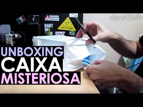 ASMR Unboxing: caixa misteriosa (Português | Portuguese)