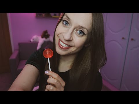 ASMR LOLLIPOP MOUTH SOUNDS AND WHISPERS [PATREON/CHANNEL UPDATE] 🧚‍♀️