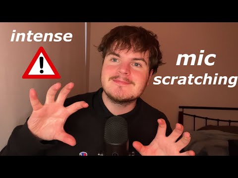 ASMR FAST & AGGRESSIVE MIC SCRATCHING FOR INTENSE TINGLESSS