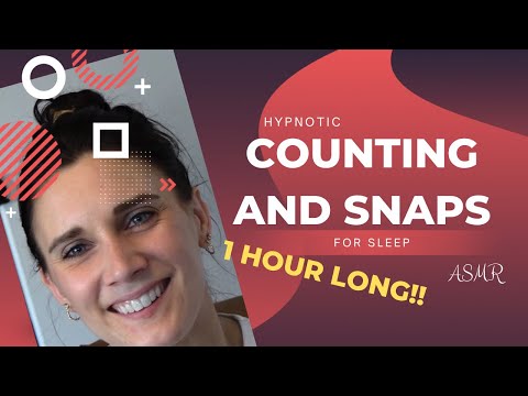 ASMR 1 HOUR hypnotic counting and snaps for sleep