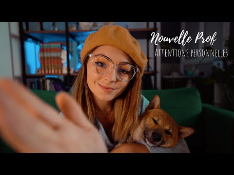 ♡ ASMR  - Ta nouvelle Prof te détend avant la rentrée (attentions personnelles)♡