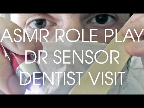 ASMR Dr Sensor Medical Dentist Role Play. Pure Binaural Teeth Examination Cleaning.