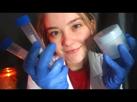 ASMR DERMATOLOGIST SKIN EXPERIMENT ROLEPLAY! Examining You, Gloves, Face Touching, Liquid Sounds