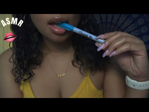 ASMR | Pen Noms 🖊 Mouth Sounds 👄