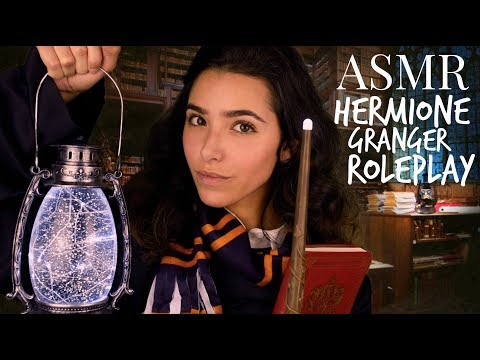 ASMR Hermione Roleplay | HARRY POTTER (Personal attention, Crinkly sounds, Light, Page turning
