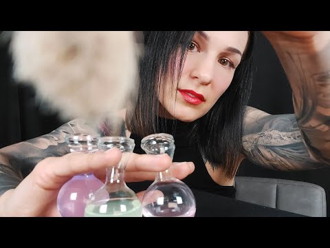 ASMR * Makeup Artist Full Face Airbrush Painting and Preparation *