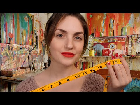 ASMR | Photographing, Measuring, and Sketching You for a Sculpture
