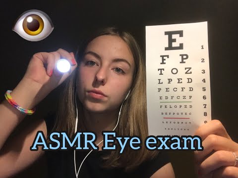 ASMR| Medical Eye exam