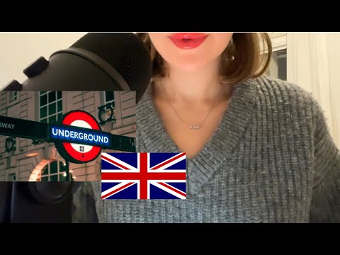 ASMR- Historias de miedo sobre el metro abrujado de Londres 👻😨🇬🇧