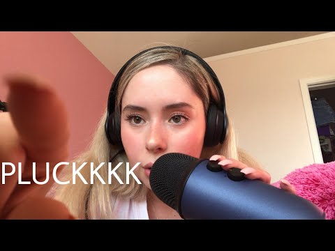 ASMR | PLUCKING with variety of hand movements