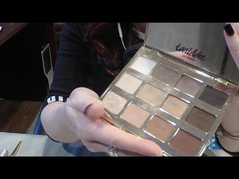 ASMR Applying Makeup On You.  Gentle Gum Chewing, Whisper and Personal Attention.