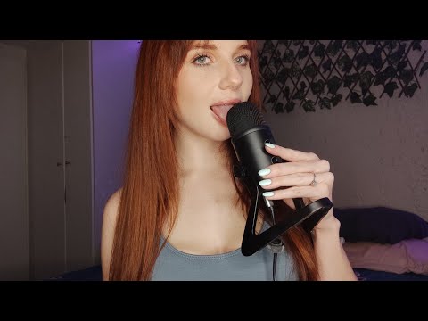 ASMR | So MANY Mouth Sounds (Spit painting, mic licking, lollipop, gum, lens licking & more) 💛
