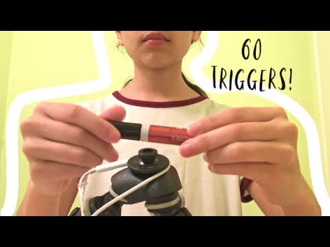 ASMR 60 Triggers In 1 Minute
