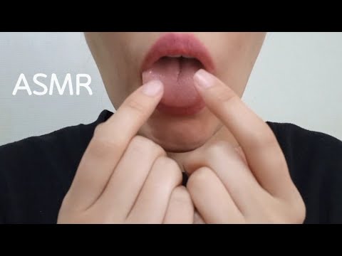 ASMR SPIT PAINTING YOU mouth sounds no talking