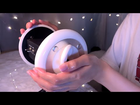 ASMR Brain Melting Ear Massage for Sleep (No Talking) 😴 3Dio, lotion, oil, gel, cream / 耳マッサージ