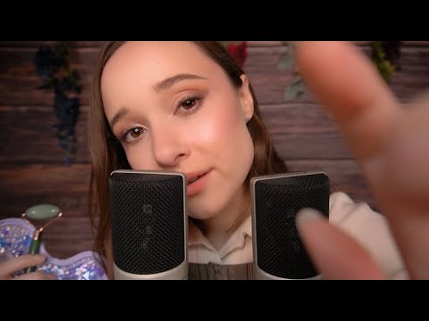 ASMR Close Breathy Whispers & Hand Movements for Sleep 💤✨ | Washing Away Your Stress 💆‍♀️