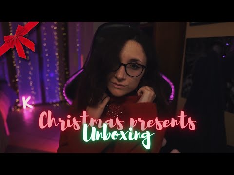 ASMR Vi mostro i miei regali di Natale (whispering, soft spoken, Christmas asmr, unboxing asmr)