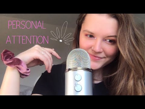 ASMR INTENSE PERSONAL ATTENTION (CLOSE UP)~ Repetition of "Touch", Face Brushing & Hand Movements 🥰