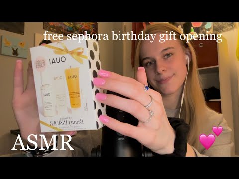 ASMR Sephora Birthday Gift Unboxing 💕